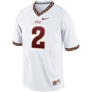 #2 Deion Sanders Florida State Seminoles Stitched Jersey White 