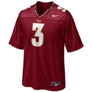 #3 E.J. Manuel Florida State Seminoles Stitched Jersey Red 