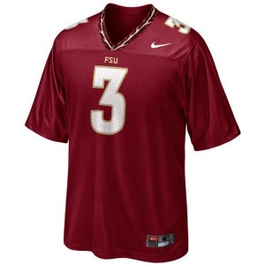 Youth Florida State Seminoles #3 E.J. Manuel Red Stitched Jersey
