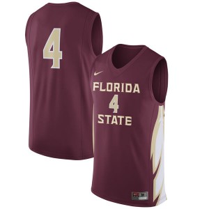 S-3XL Florida State Seminoles #4 Garnet Stitched Jersey