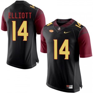 Florida State Seminoles Javien Elliott #14 Alternate Stitched Football Stitched Jersey - Black