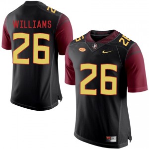 S-3XL Football P.J. Williams Florida State Seminoles #26 Alternate Black Stitched Stitched Jersey