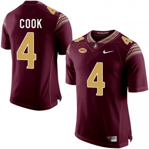 #4 Dalvin Cook Florida State Seminoles Stitched Jersey Limited Garnet School Stitched Football 