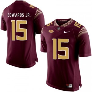 Florida State Seminoles Mario Edwards Jr. #15 Limited School Stitched Football Stitched Jersey - Garnet