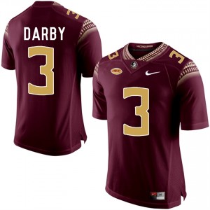 Ronald Darby Florida State Seminoles Stitched Jersey Garnet #3 Limited Football School Stitched 