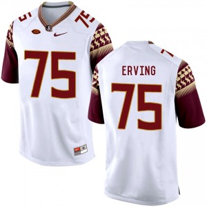 Florida State Seminoles Cameron Erving #75 Away School Stitched Football Stitched Jersey - White
