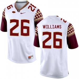 Florida State Seminoles #26 P.J. Williams White Away School Stitched Football Stitched Jersey