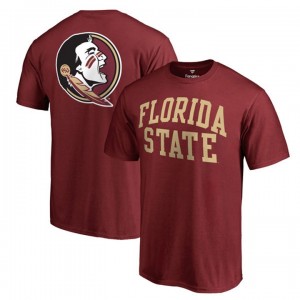 2017 New Season Primetime Team Logo Men's Garnet Florida State Seminoles T-shirt