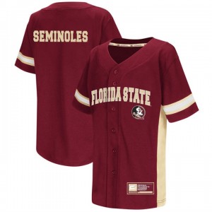 Garnet Men's 2017 All Mid-Season Premier Baseball Florida State Seminoles Stitched Jersey