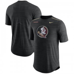 Men's Florida State Seminoles Performance T-shirt Heathered Black 2017 Breathe 