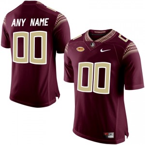 Florida State Seminoles #00 Men's Limited Football Customized Stitched Jersey - Red
