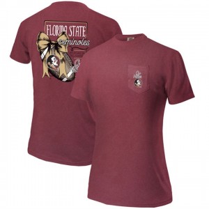 S-3XL Football Florida State Seminoles Women's Garnet Saturdays One Color T-shirt