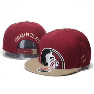 Florida State Seminoles Maroon/Yellow Adjustable Snapback Hat