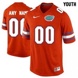 Youth Orange Limited Football #00 Florida State Seminoles Customized Stitched Jersey