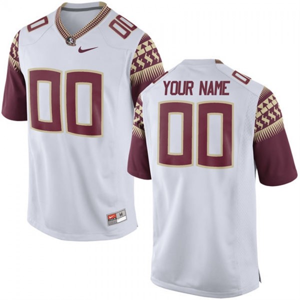 white fsu football jersey